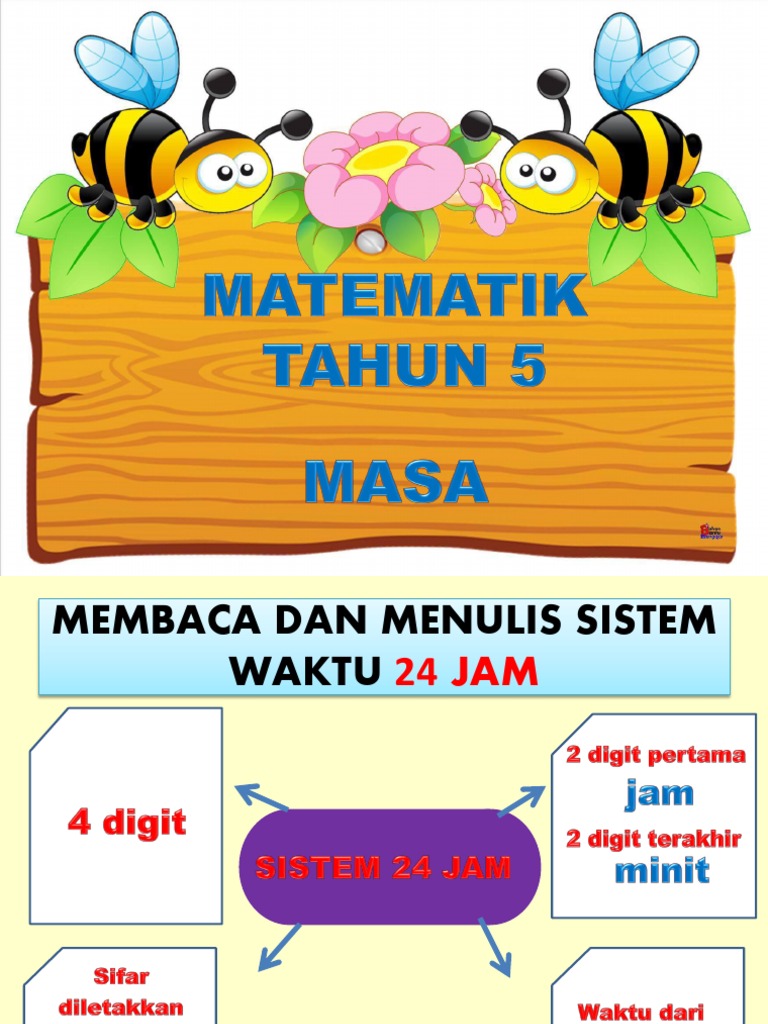 Masa Dan Waktu Tahun 5