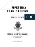 Competency Examination Study Guide March 2012