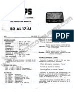 Philips B2AL17-U Receptor Valvular OC-OL Ambas Corrientes 1958 Manual de Servicio