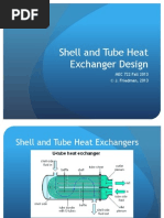 Shell and Tube Heat Exchangers