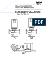 General Service Type Vertical Inline Pumps