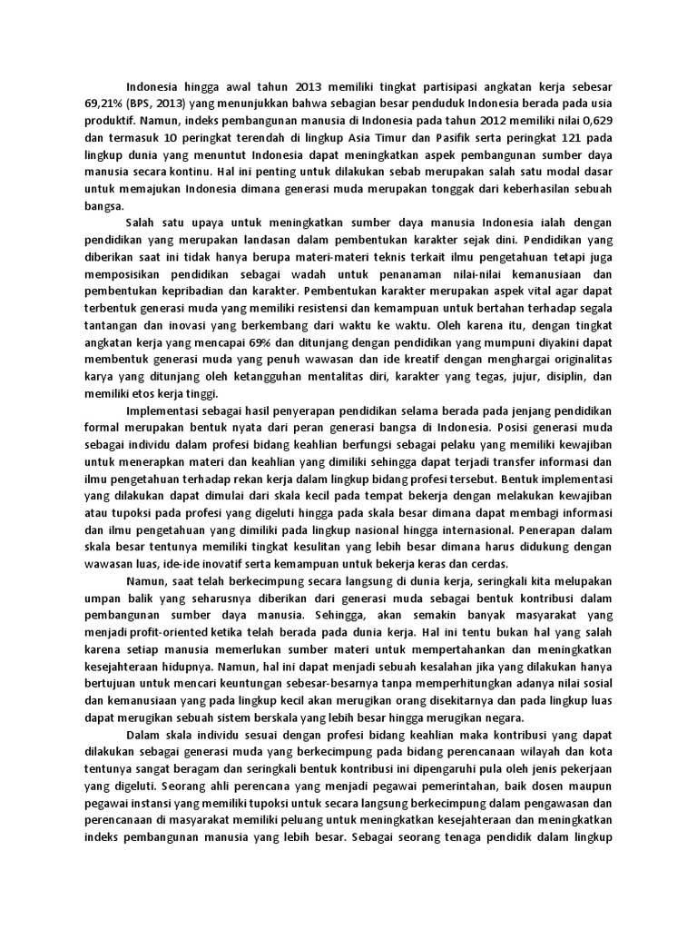 Essay peranku bagi indonesia picture