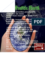 Our Fragile Earth (1E)