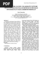 Download SOCIALNETWORKANALYSISCOLLABORATIVENETWORKPENYULUHPERTANIANDALAMMENDUKUNGPROGRAMPENGEMBANGANUSAHAAGRIBISNISPERDESAANbyBentarPriyopradonoSN185320021 doc pdf