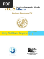 Download ACS Early Childhood Handbook 2009-10 by ACS Athens SN18532750 doc pdf
