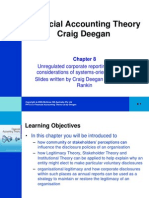 Financial Accounting Theory Craig Deegan Chapter 8