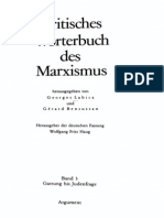 Labica G Bensussan G Haugh W F HRSG Kritisches Worterbuch Des Marxismus Band 3 Gattung Bis Judenfrage 1985
