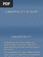 Convertibility of Rupee