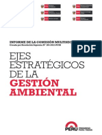 Ejes Estrategicos de Gestion Ambiental