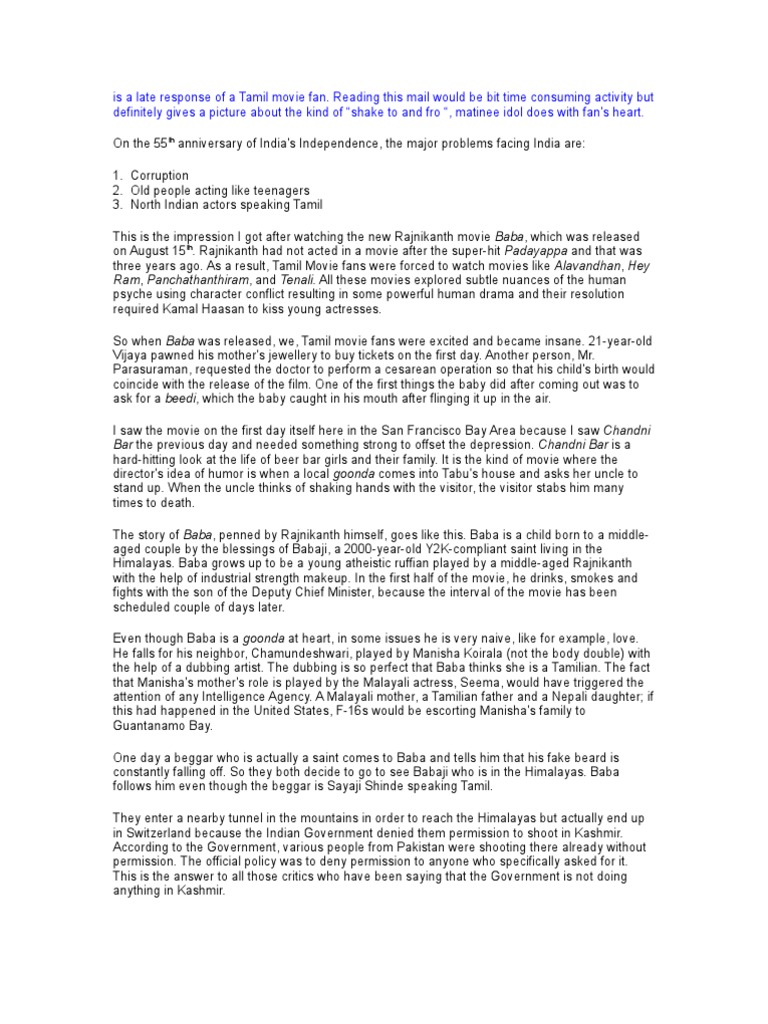 Baba - Rajini | Leisure | Religion & Spirituality