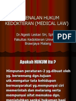 Pengenalan Hukum Kedokteran (Medical Law) - Selesai