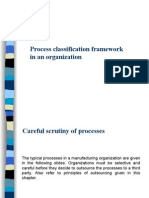 Process Classification Framework in An Organization