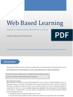 Implementing Web Based Learning Roadmap