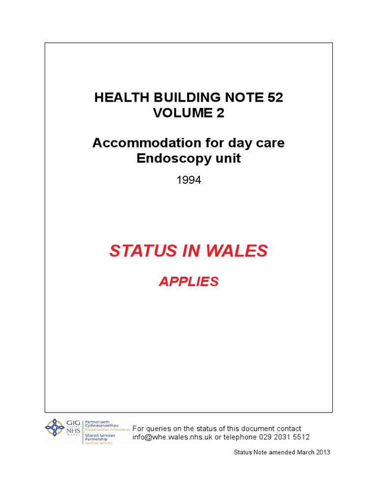 Endoscopy Unit Pdf Endoscopy Patient