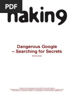 Download DangerousGoogle - Searching for Secrets by Thanh Nhan SN185356130 doc pdf