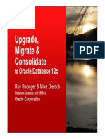 Upgrade and Migrate To 12c
