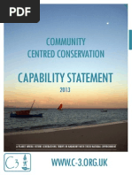 Download Community Centred Conservation C3 Capability Statement 2013 by C3publications SN185369799 doc pdf