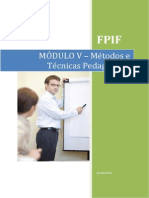 Modulo v- Metodos e Tecnicas Pedagogicas