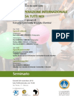 Locandina Cooperazione Internazionale