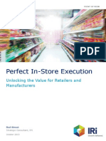 Perfect In-Store Execution, A Major Source of Untapped Value