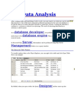 Fundamentals of Data Analysis (Access)