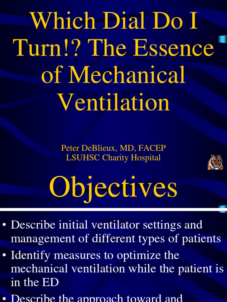 Mechanical Ventilation Essentials Guide | PDF
