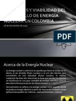 Beneficios y Viabilidad Del Desarrollo de Energía Nuclear