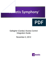 Gallagher (Cardax) AccessControl IntegrationGuide Nov2 2012