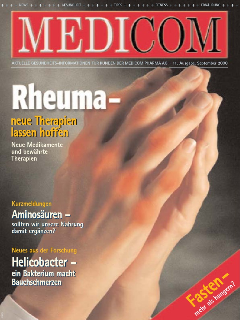 Rheuma-Neue Therapien Lassen Hoffen  PDF