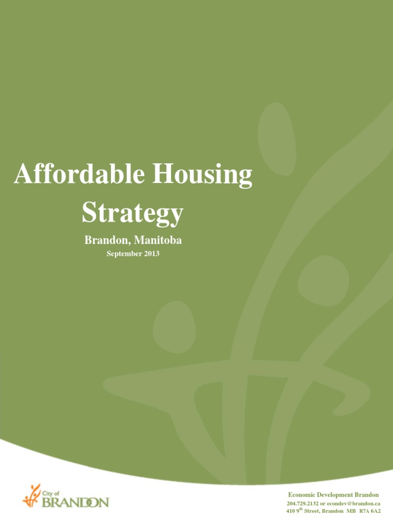 2013 Affordable Housing Strategy | PDF | Affordable Housing | Debt