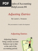 Principles of Accounting Help Lesson #4: Adjusting Entries