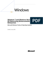 Networking Enhancements For Enterprises Using Windows Server 2008/windows 7