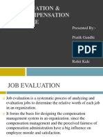 Job Evaluation & Basic Compensation Structure