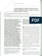 Analysis of Soybean Protein Derived Peptides and The Effects of Various Factors On Lunasin Concentration in Soybean and Soy Products