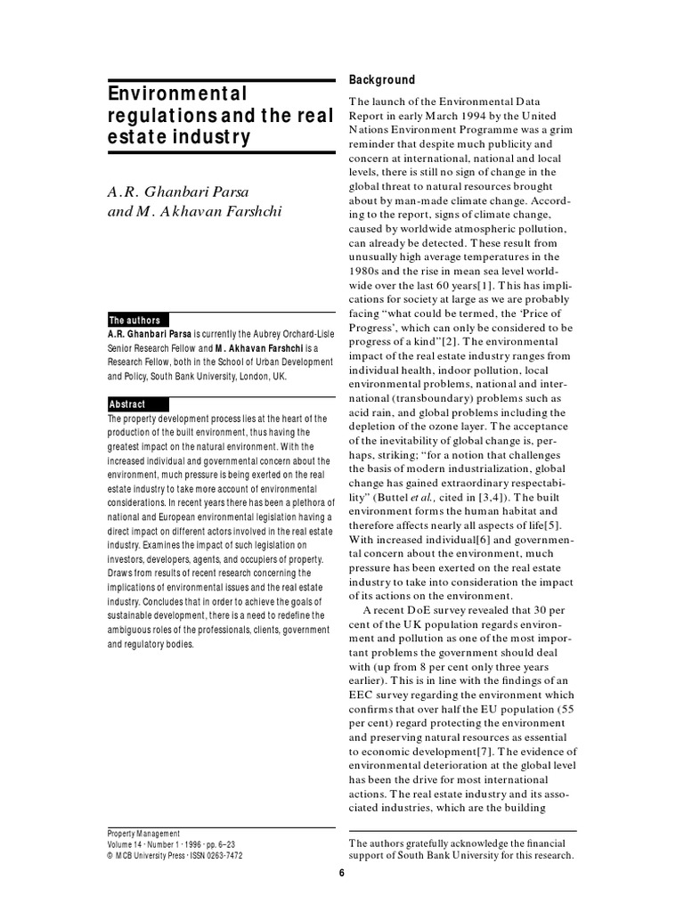 Environmental Regulations | PDF | Environmental Law | Sustainability