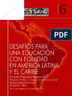 6 Desafios para Una Educacion Con Equidad