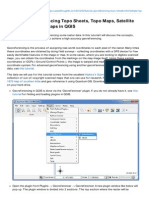 Tutorial Georeferencing Topo Sheets Topo Maps Satellite Image or Scanned Maps in QGIS