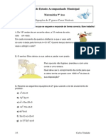 Resolução de equações do 2o grau