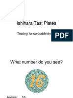 Ishihara Test Plates: Testing For Colourblindness
