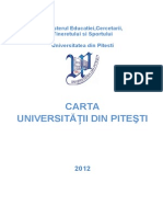 Carta Universitatii Din Pitesti Aprobata 02.07.2012