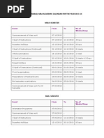 Academic Calendar 2012-2013 For The Boston College Graduate School of  Social Work | PDF | Academic Term | Social Work