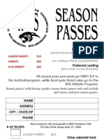 2009 Season Pass Form