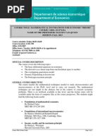 ECO 7119 Mathematical Foundations