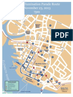 Map - Grand Illumination Parade Route