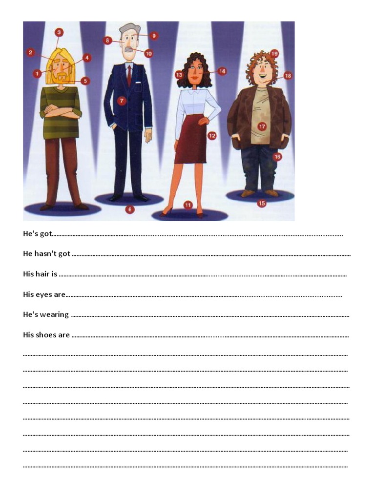 Character Description Template | PDF