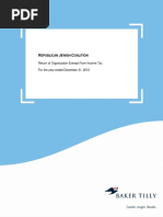 Republican Jewish Coalition Form 990 For 2012