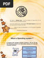 Download Operating System Presentation by Wahab khan SN18551493 doc pdf
