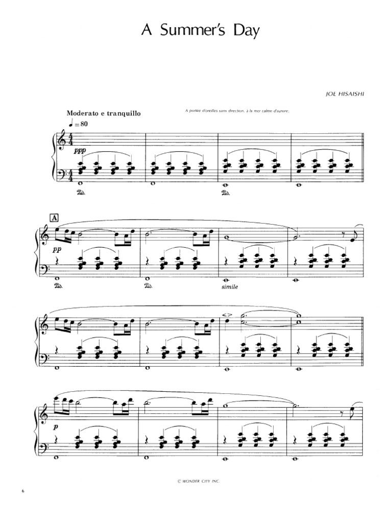 Joe Hisaishi Piano Stories I Classical Music Musical Forms