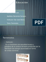 Los Terremotos y La Escala de Richter