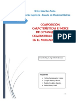 Motores de Combustión Interna - Trabajo Nro 04 - Características de Los Combustibles en El Mercado Peruano